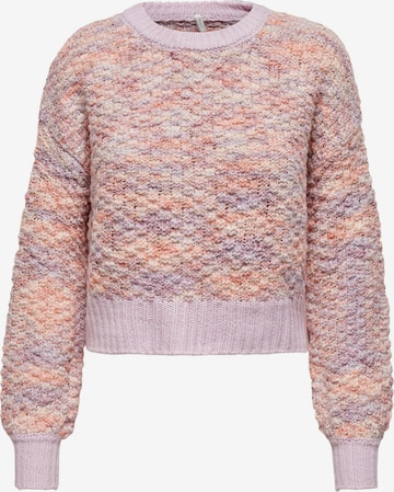 Pull-over 'Lucia' ONLY en violet : devant