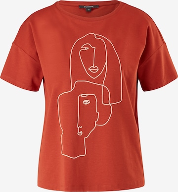 COMMA T-Shirt in Rot: predná strana