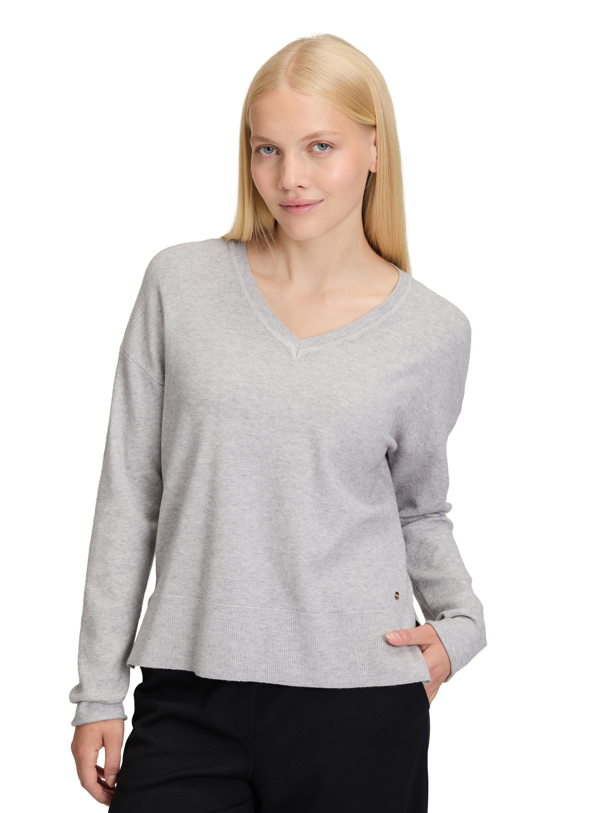 Betty & Co Sweater in Grey: front