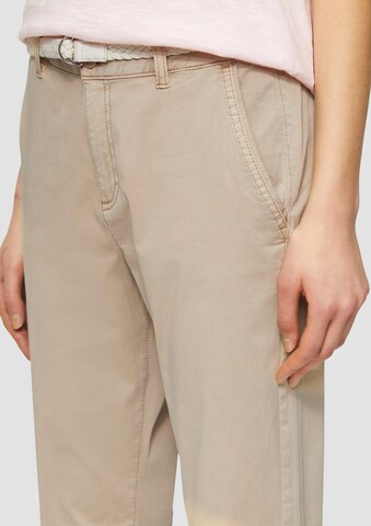s.Oliver Tapered Broek in Bruin