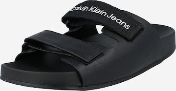 Calvin Klein Jeans Mules in Black: front