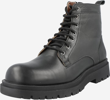GUESS Lace-Up Boots 'Pisa' in Black: front
