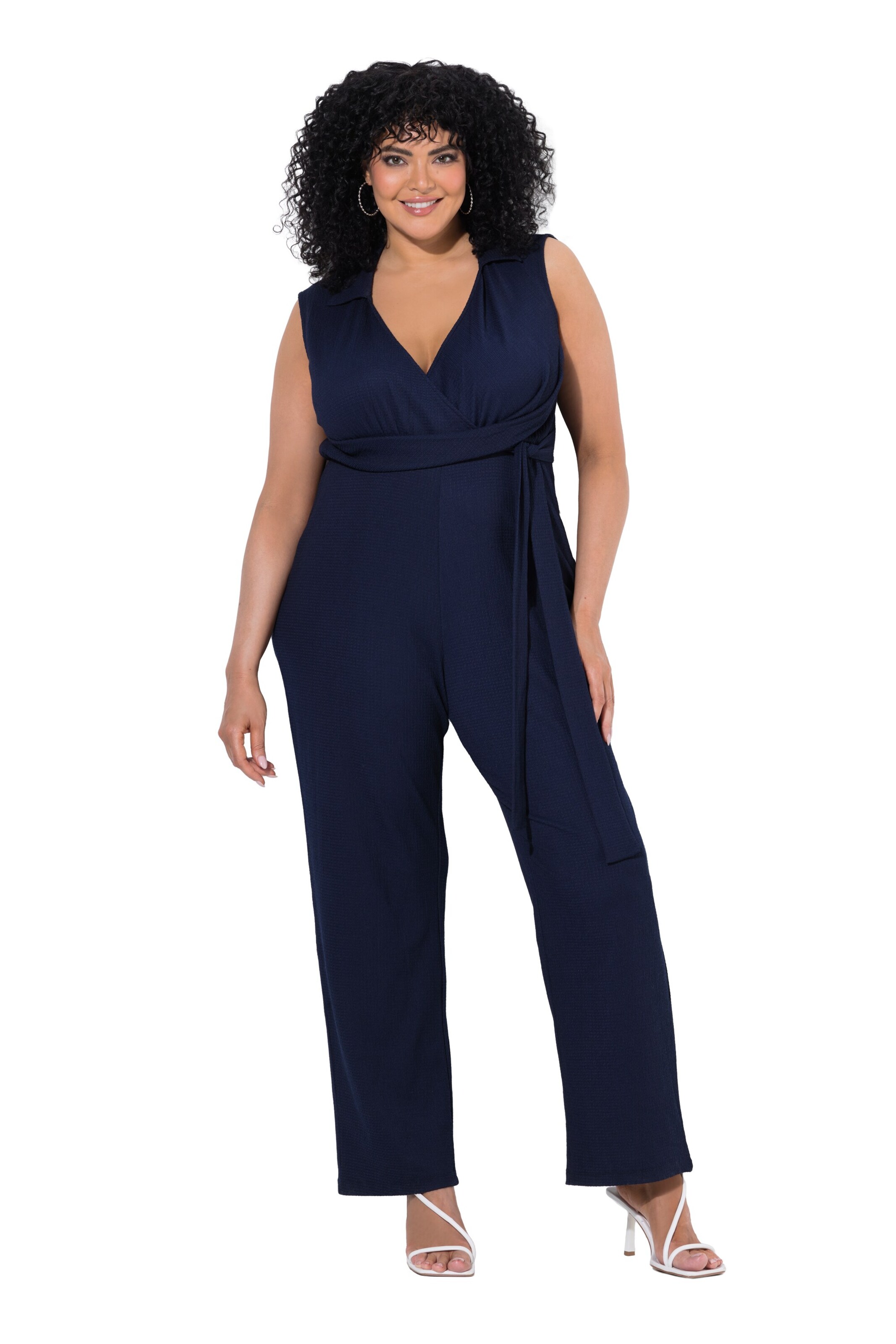 Ulla Popken Jumpsuit in Blue: front