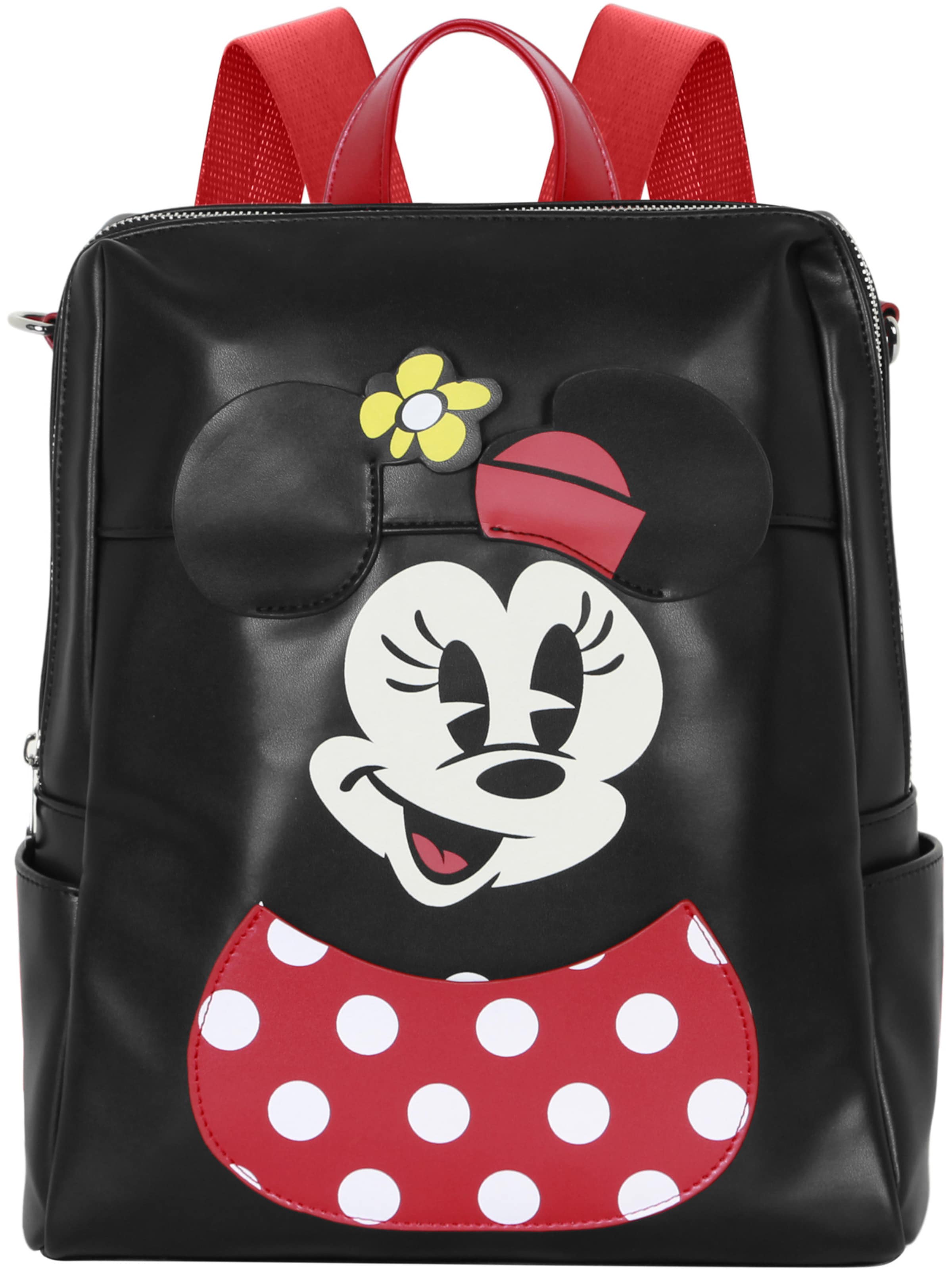 DISNEY Backpack 'Minnie Mouse' in Black: front