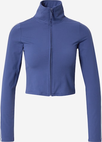 Cotton On Athletic Zip-Up Hoodie in Blue: front