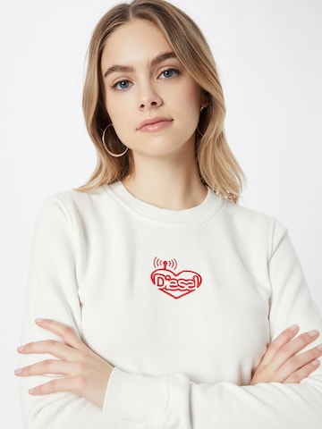 DIESEL Sweatshirt 'SLIMMY' in Weiß