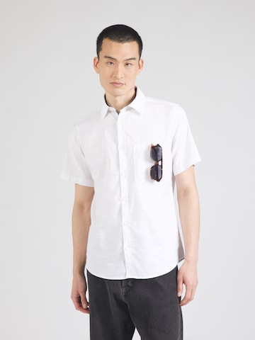 s.Oliver Slim fit Overhemd in Wit: voorkant