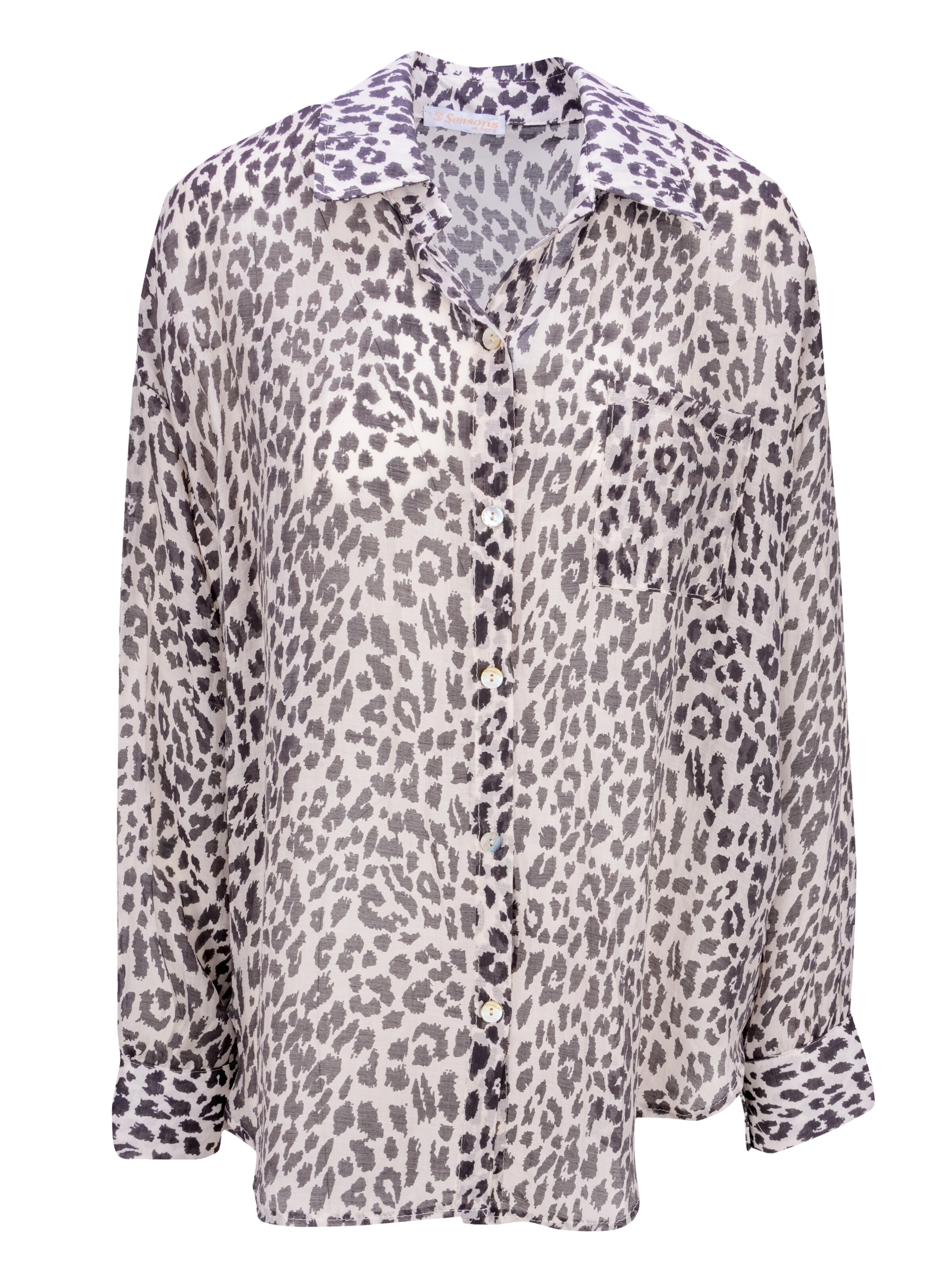 Chemisier 'Eileen' Seasons of April en noir : devant