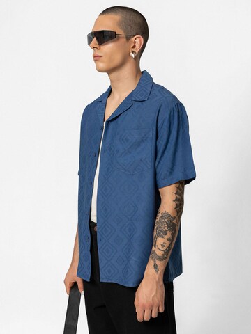Comfort fit Camicia 'Bellevue' di VAMOS CLO in blu