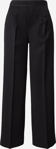 Freequent Loose fit Pleated Pants 'KITTY' in Black: front