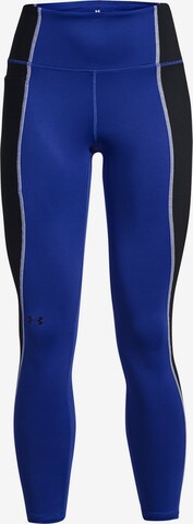 UNDER ARMOUR Workout Pants 'Novelty' in Blue: front