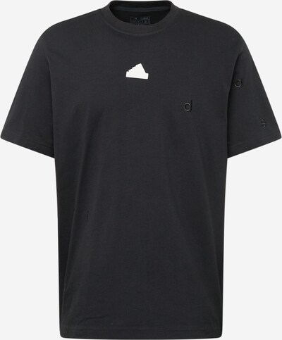 ADIDAS SPORTSWEAR Λειτουργικό μπλουζάκι 'BL SJ T Q1' σε μαύρο / λευκό, Άποψη προϊόντος