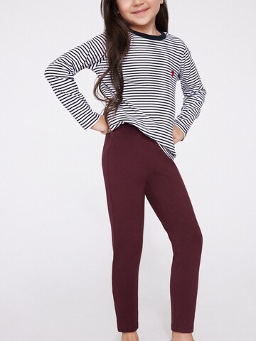 Tezenis Skinny Leggings in Red