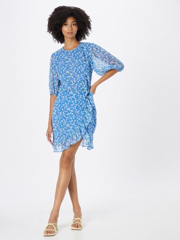 NA-KD Dress 'Frilled' in Blue