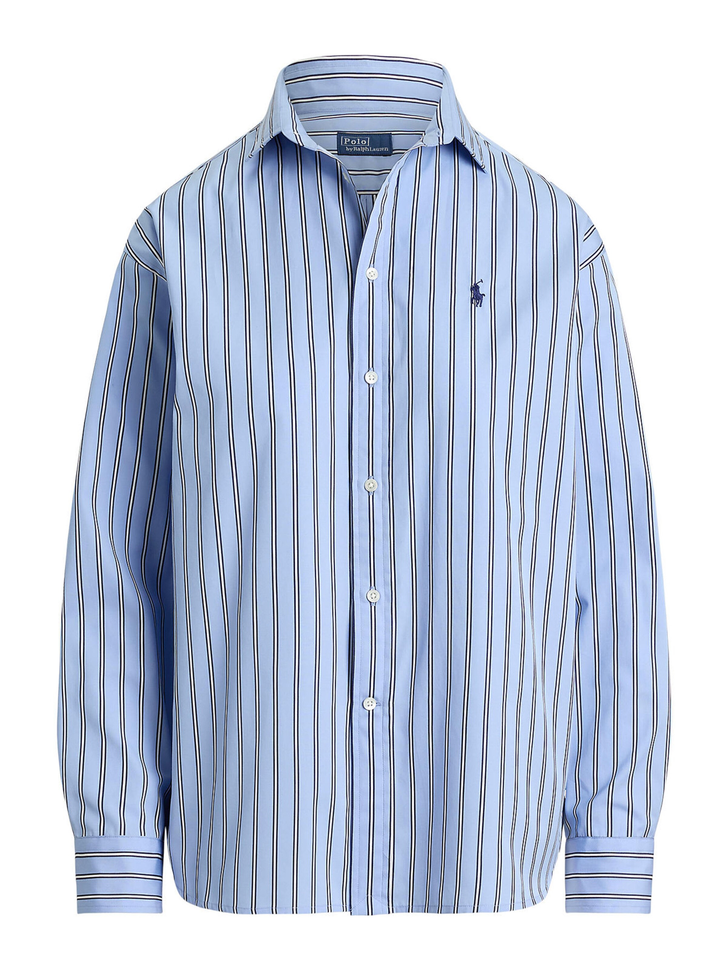 Polo Ralph Lauren Bluse in Blau: Vorderseite