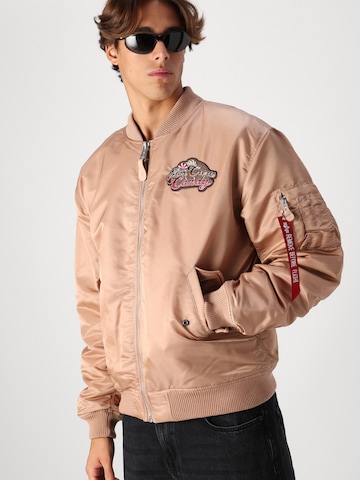 ALPHA INDUSTRIES Overgangsjakke 'MA-1 Candy' i orange