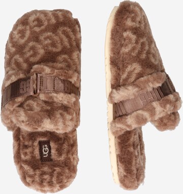 UGG Тапки 'FLUFF IT POP' в Коричневый