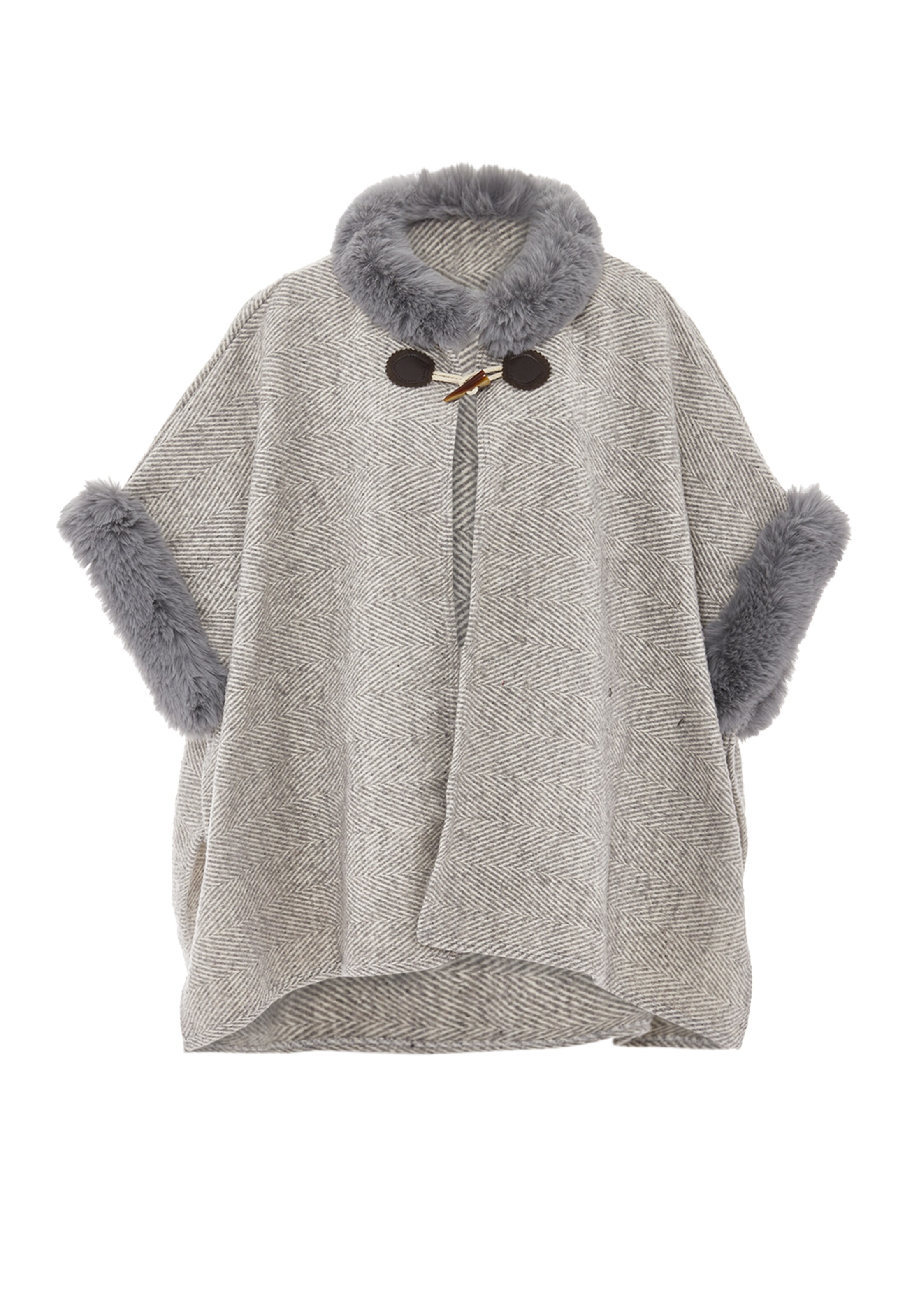 CHANI Cape in Grey: front