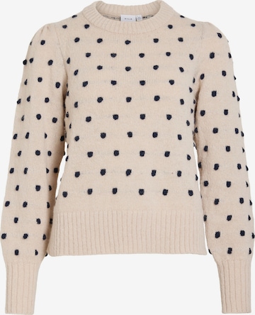 Pull-over 'VIDottie' VILA en beige : devant