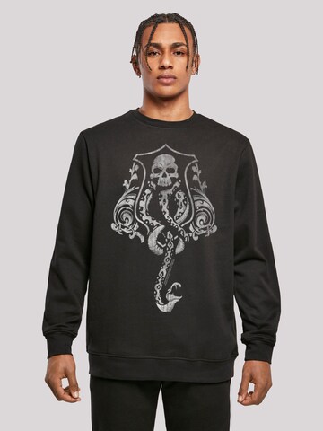 Sweat-shirt 'Harry Potter Dark Mark Crest' F4NT4STIC en noir : devant