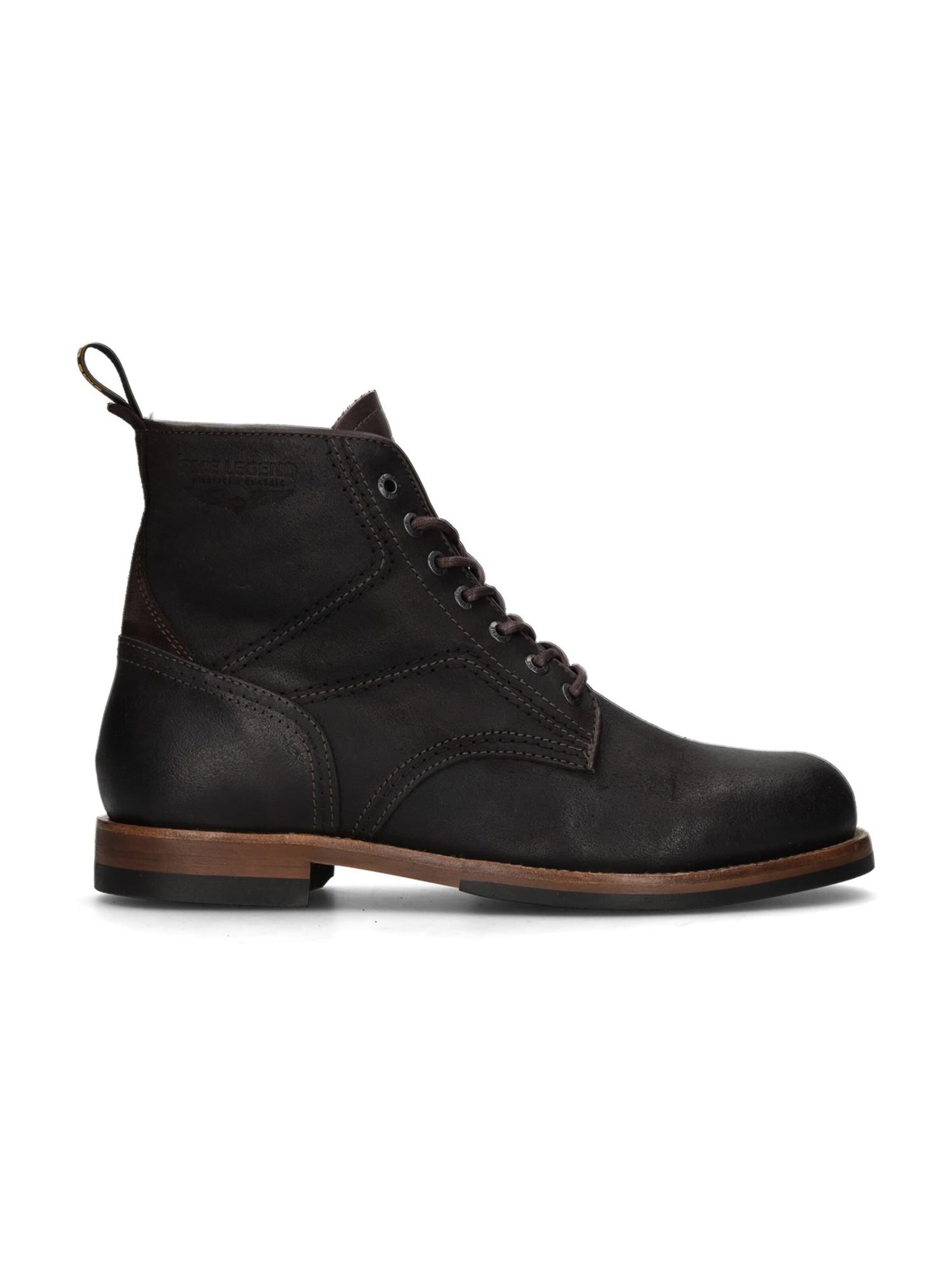 PME Legend Boots 'A.P.U. boot in waxed suede' i brun: forside