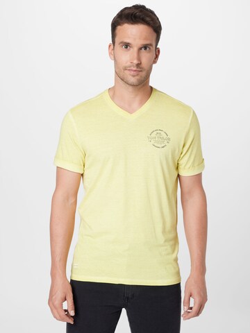 TOM TAILOR Shirt in Yellow: front