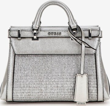 GUESS Handtasche in Silber: predná strana