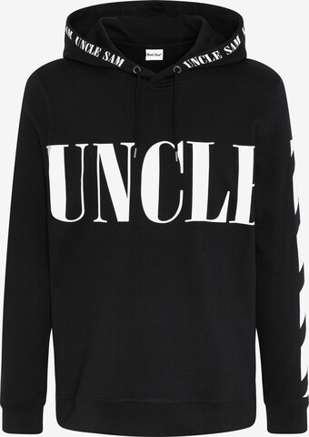 UNCLE SAM Sweatshirt in Black: front