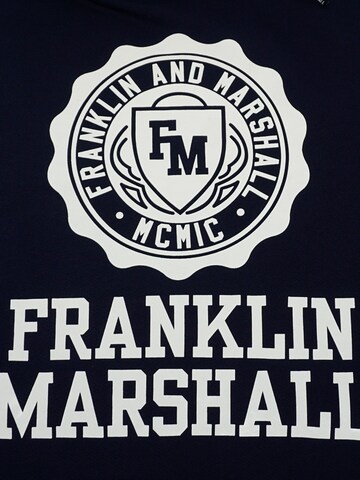 FRANKLIN & MARSHALL Sweatshirt in Blauw