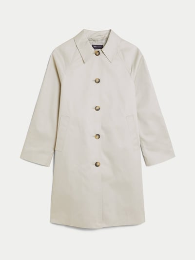 Marks & Spencer Manteau mi-saison en gris clair, Vue avec produit