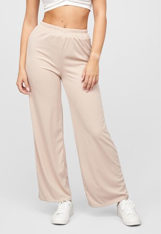 Cloud5ive Wide leg Pants in Beige: front