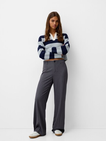 Bershka Loosefit Hose in Grau
