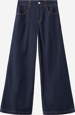 MANGO Loosefit Farkut 'LIA' värissä sininen: etupuoli