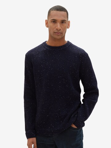 Pull-over TOM TAILOR en bleu : devant