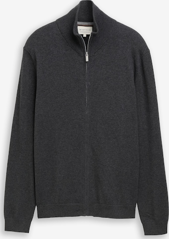 TOM TAILOR Strickjacke in Schwarz: Vorderseite