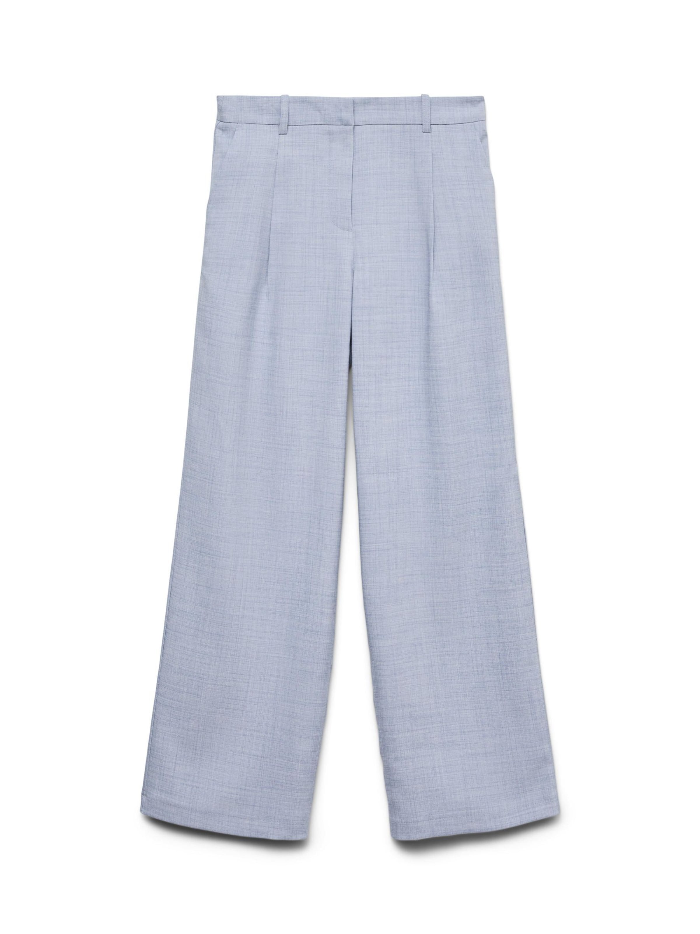 VERO MODA - Pantalón plisado 'VMCassidy' en azul: frente
