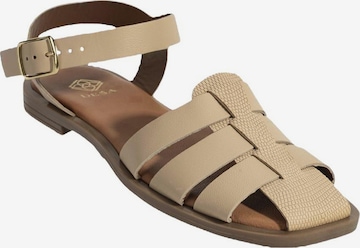 Desa Sandale in Beige: Vorderseite