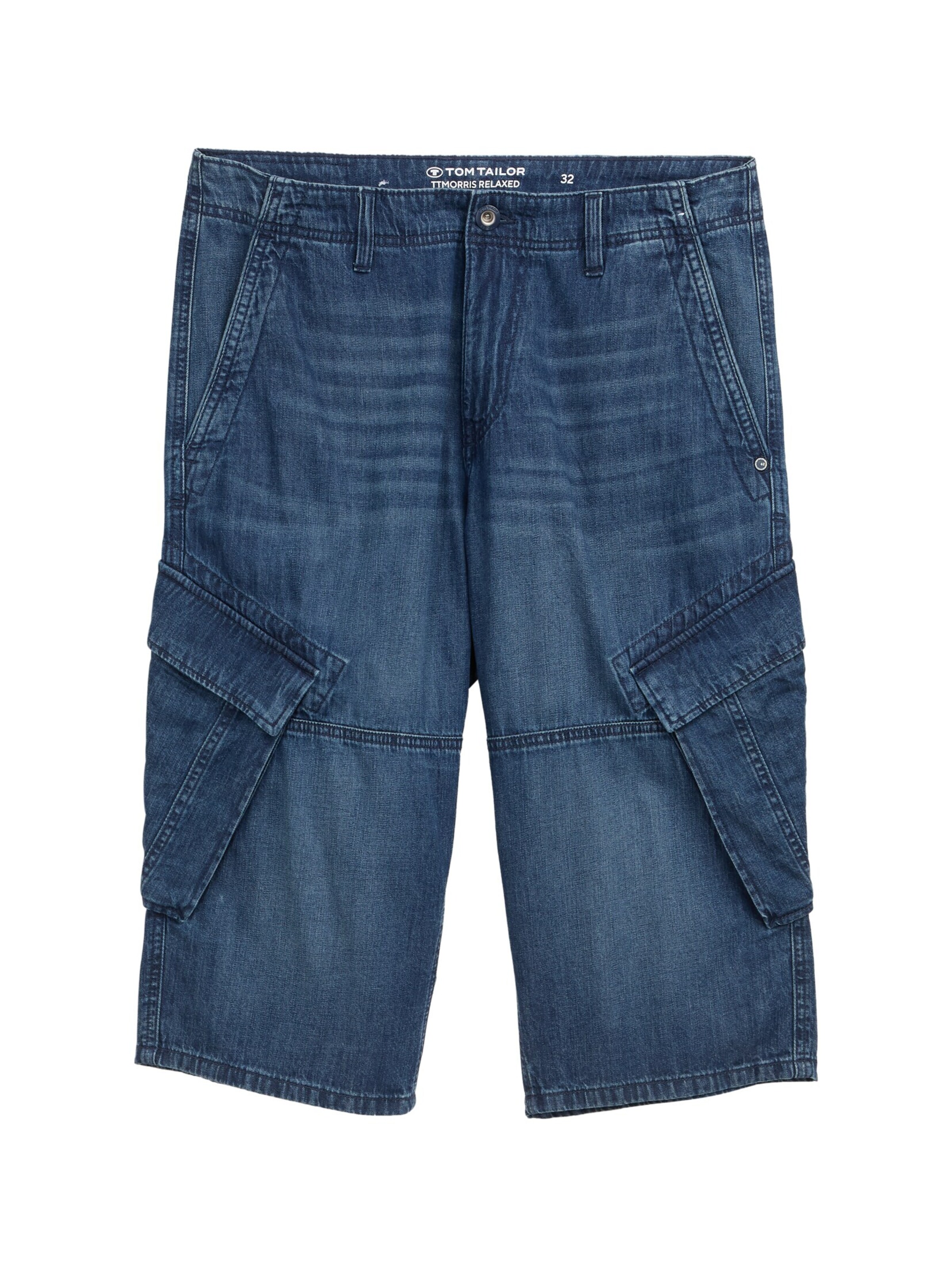 TOM TAILOR Regular Shorts 'Morris' in Blau: Vorderseite