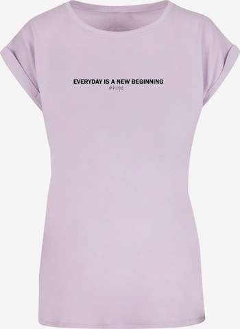 T-shirt 'Hope' Merchcode en violet : devant