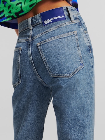 KARL LAGERFELD JEANS Tapered Jeans i blå