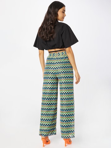 Wide Leg Pantalon Warehouse en mélange de couleurs