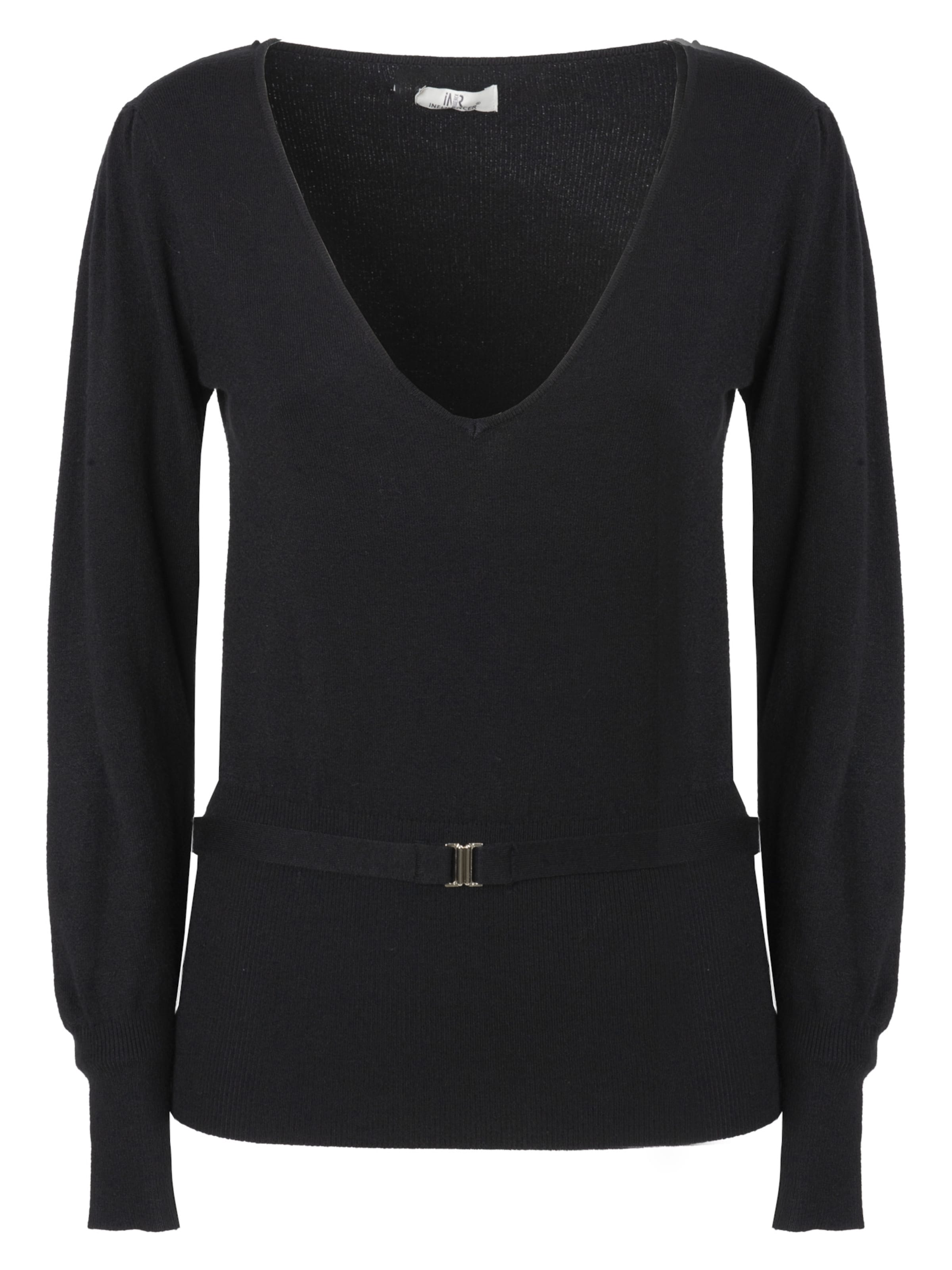 Influencer Sveter - Čierna: predná strana