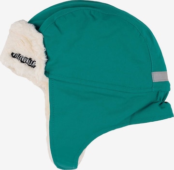 Villervalla Beanie 'Basic' in Green: front