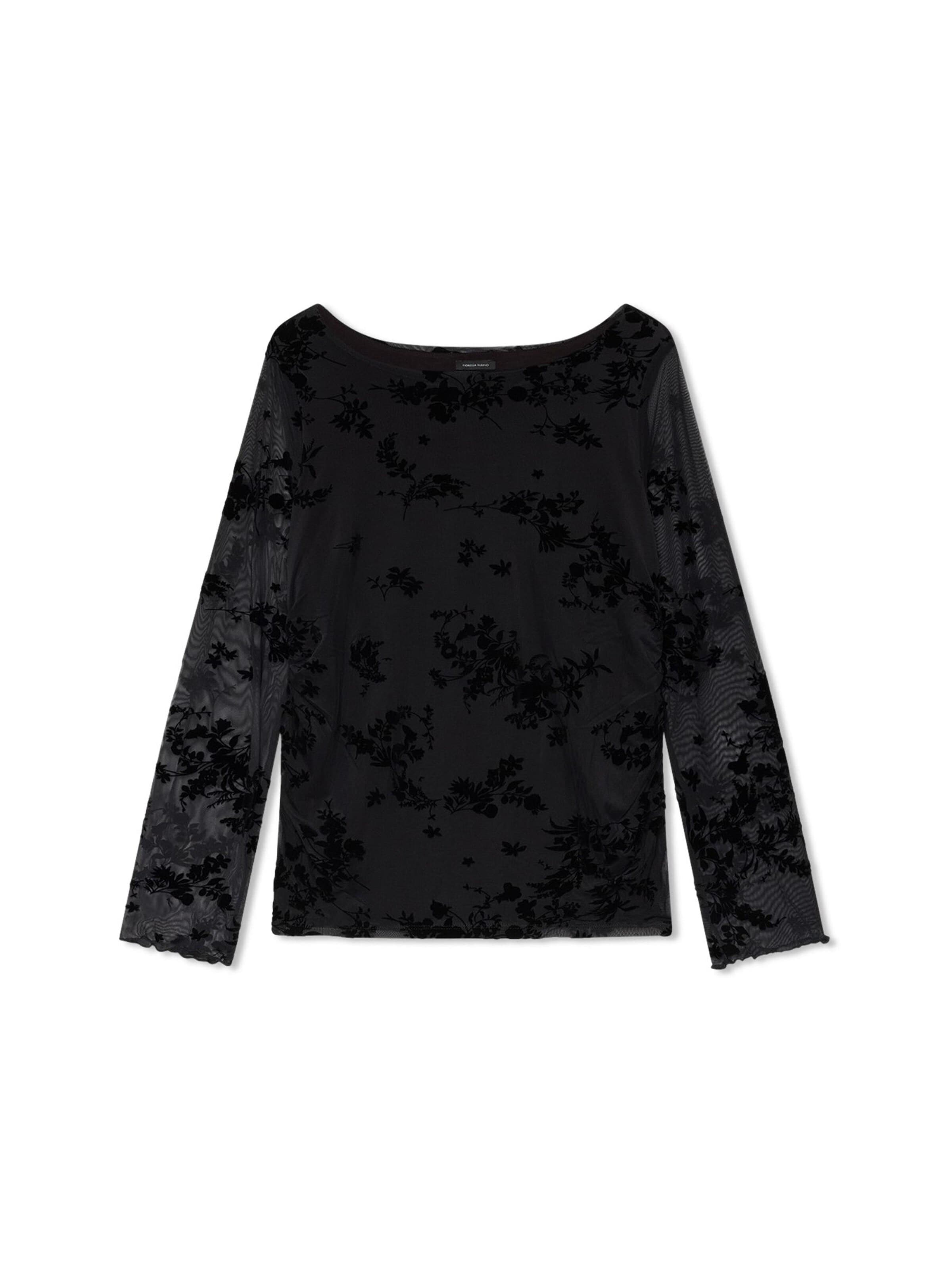 Fiorella Rubino Shirt in Black: front