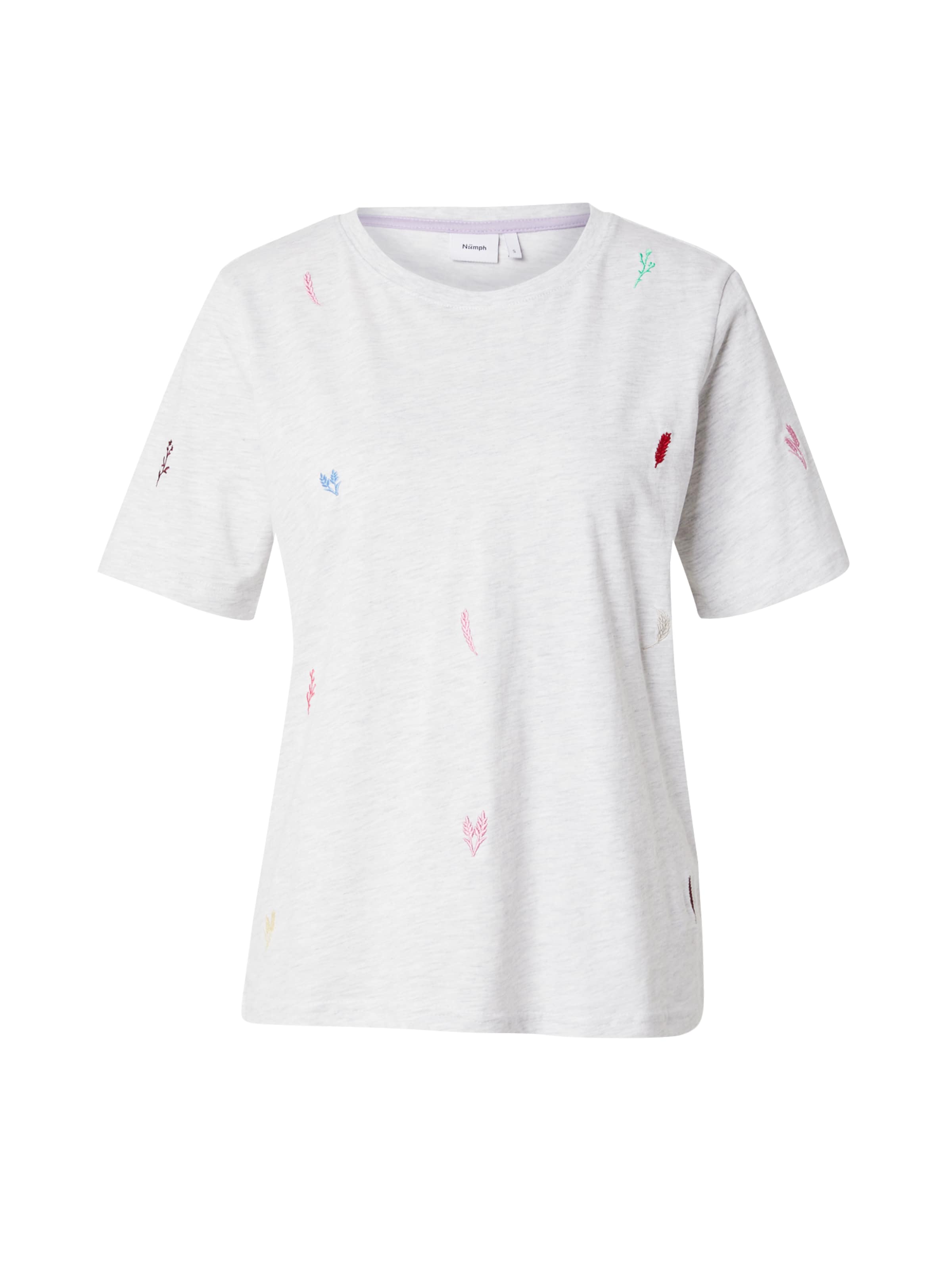 NÜMPH Shirt 'GRAIN' in Grey: front