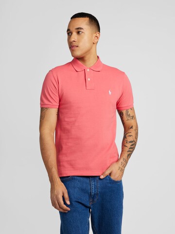 Coupe regular T-Shirt Polo Ralph Lauren en rose : devant