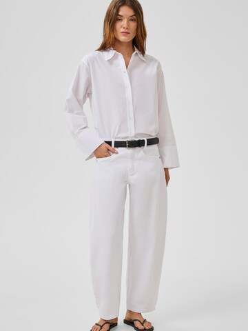 My Essential Wardrobe Barrel Τζιν 'MWHottie' σε λευκό