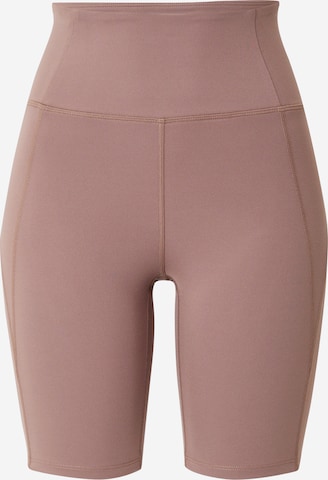 Pantalon de sport Girlfriend Collective en marron : devant