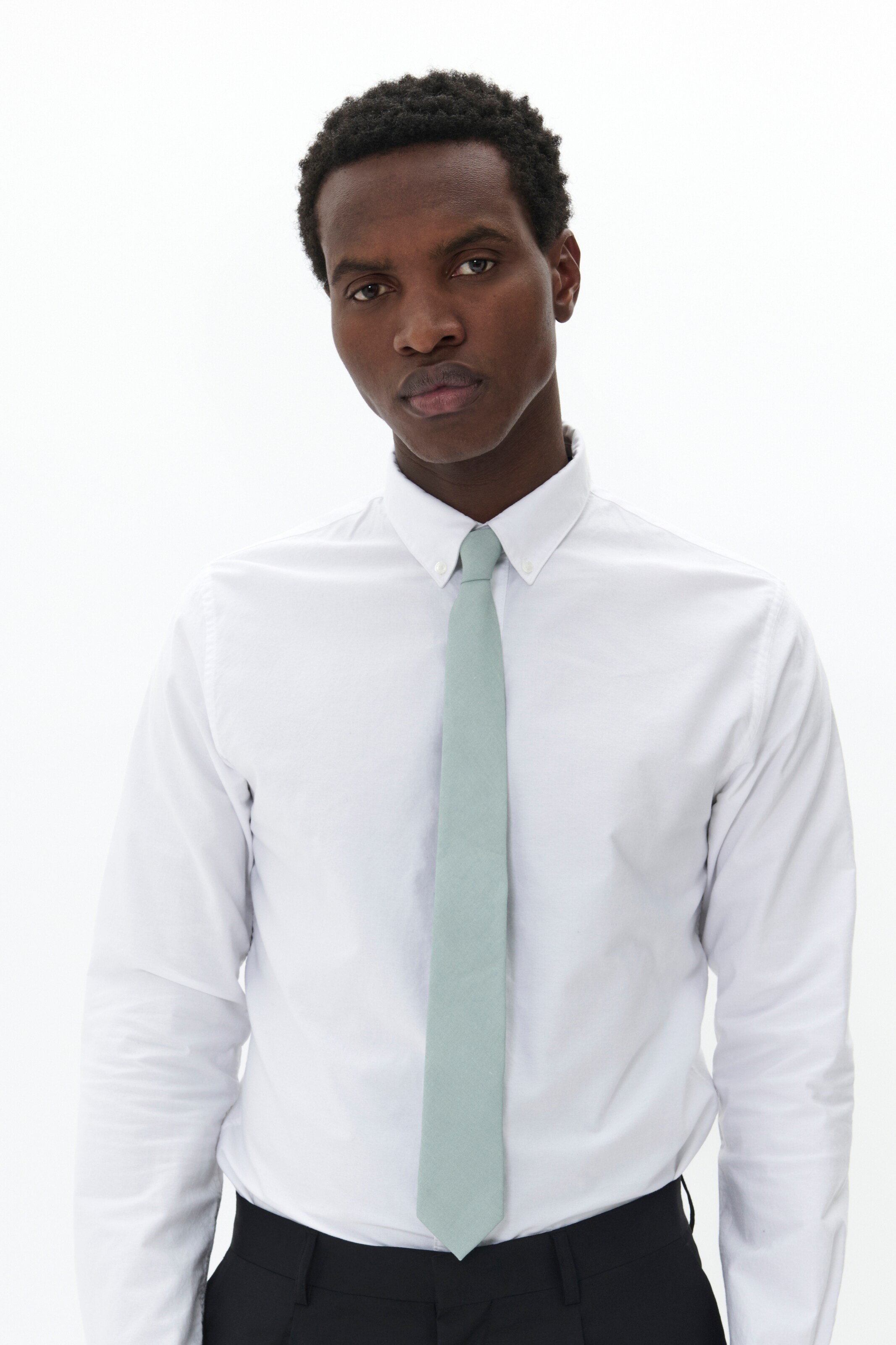 Cravate Matinique en bleu : devant