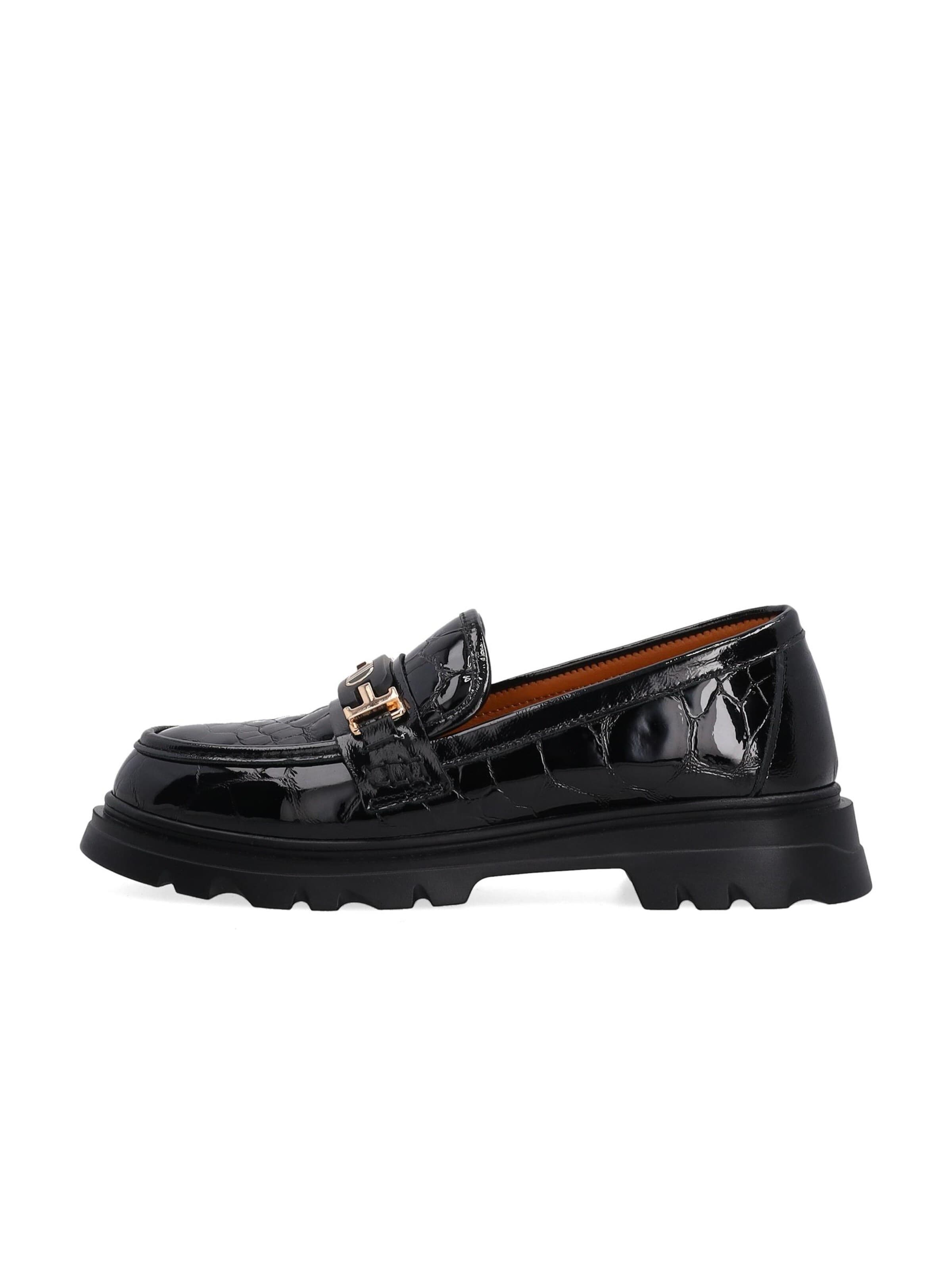 VENEZIA Slip-ons in Black: front